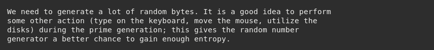 PGP Generate Entropy