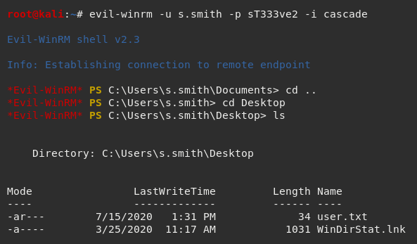 Evil-WinRM Shell