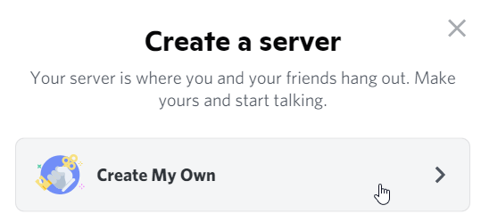 Create a Discord server